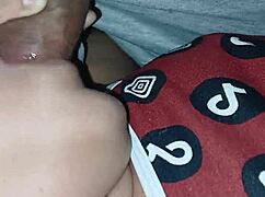 deepthroat blowjob swallows entire monster cock deep