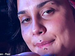 Lick these naughty feet begging for your tongue