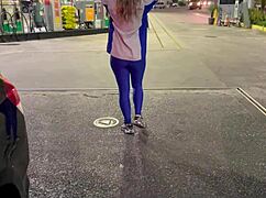 oh man, watching this blonde get anal fisted by monster black cock outdoors is wild