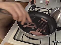 asian mature teases small cock with mouth and ride