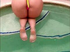 hired colombian bombshell bikini casting turns freaky