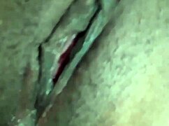 hey watch this ebony babe rub her wet pussy just for you