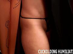 his massive black cock totally humiliates your tiny shrimp dick