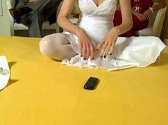 gundula pervers fucks pain away with anal cumshot facial after wedding bust