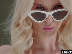 Emma Rosie stretches tiny ass around huge cock on TushyRaw