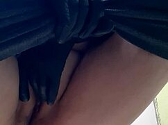 😲 i caught my teacher masturbating with huge clit and tits at school!