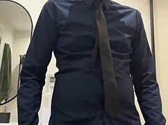 hung daddy strokes massive cock furiously pumps out beast cum load everywhere