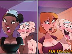 whoa grandpa's huge dick wrecking these young sluts... didi's gone wild!! 😂🍆💥