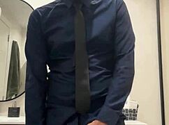 hung daddy strokes massive cock furiously pumps out beast cum load everywhere