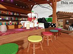 Chubby Roblox Ashley Cheats Hard on Boyfriend with Shy Friend's Cock