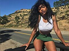 Sza's sexy ebony curves make me jerk off in wild celebrity tribute contest!