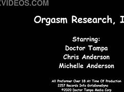 michelle anderson joins orgasm research inc's intense nurse patient vibrator sessions backstage