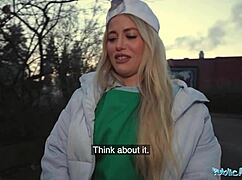 hey agent, wanna taste my tacos? xxx parody with hot 18yo blonde waitress 🌮🍑