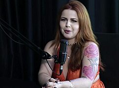 ruiva safada's huge tits thrill after exibida confession menage tease