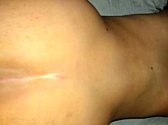 doggystyle with buttplug stretches my ass before monster cock anal pounding