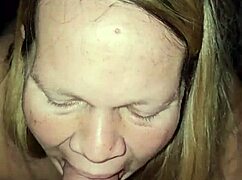 Milf chokes deep on cock gagging full head till mouthpie overload