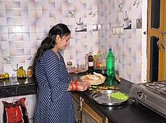 Chubby Housewife Gags on Cock Before Pussy Pounding and Facial Cumshot