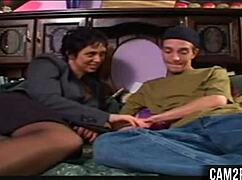 busty milf gets her pussy pounded hard in wild mature fuck session