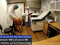 Bratty cheerleader jasmine rose gets her fat ass spread and tickled in hospital exam!