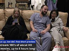 Bratty cheerleader jasmine rose gets her fat ass spread and tickled in hospital exam!