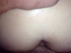 Wife's Big Tight Ass Filled With Loving Anal Creampie Thrusts