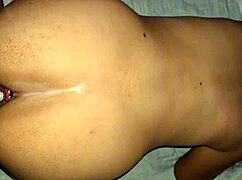 doggystyle with buttplug stretches my ass before monster cock anal pounding