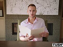 Valentina Nappi's Burning Desire Leads to Gaping Anal Ride on College Stud's Cock