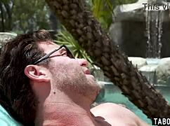 stepdad pounds penelope kay's big teen ass outdoors