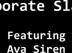 yo check ava siren as corporate SLAVE takin face fucks n ridin cock backstage