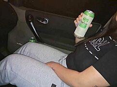 big ass latina bends over doggystyle creampied in public park