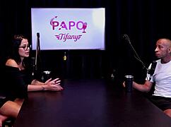 HOT SLAVE BANGED IN SHEER RED DURING GANGBANG! Negro Top Watches Her Take It