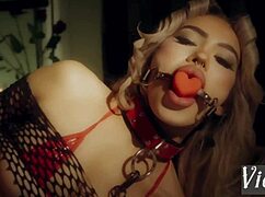 Petite Asian Bound Tightly Submits to Victor Ray's Monster Cock Thrusts