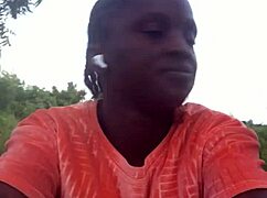 wanna see this crazy bitch twerking her ass half naked deep in the forest