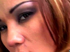 why settle for one when asian rose craves two cocks stretching her tight twat