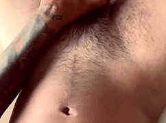 Tianva teases his huge throbbing cock