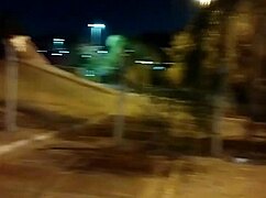 went to soccer field for risky face surprise and nearly got caught in the act