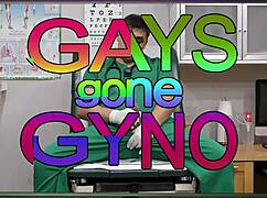 dr canada backstage peels off latex shorts to fill your mouth with cum