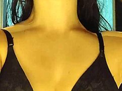 Pov intenso! debora mendes deepthroat oral sloppy blowjob then reverse cowgirl black panties cum on ass motel