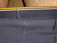 Watch my cock drip precum then shoot cum ropes