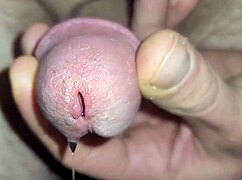 Watch my cock drip precum then shoot cum ropes