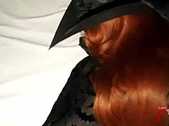 sexy halloween witch sucks my cock and rides me hard