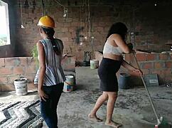 milf orders employee to lick her old wet pussy homemade