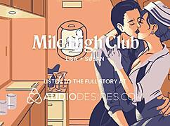 flight attendant's ripped clothes reveal dripping seat from risky public pussy lick