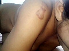 shaved tight pussy cums hard on cock with creamy finish