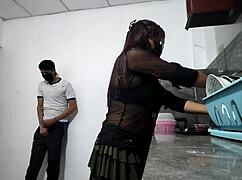 hey neighbor, why are you jerking off staring at me like a perv?!