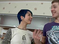 Aster V Rides Milo P's Big Cock Till Explosive Creampie Orgasm!