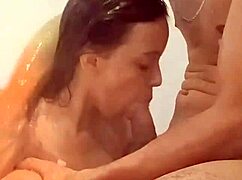 he pounds his lingerie girlfriend hard first time at the hotel