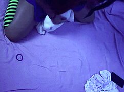 yo, caught her squirting solo by roommate - total emo vibe!