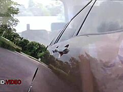 yuuka kaede gets railed hard outdoors by lucky dude