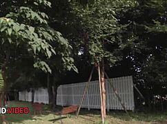 yuuka kaede gets railed hard outdoors by lucky dude